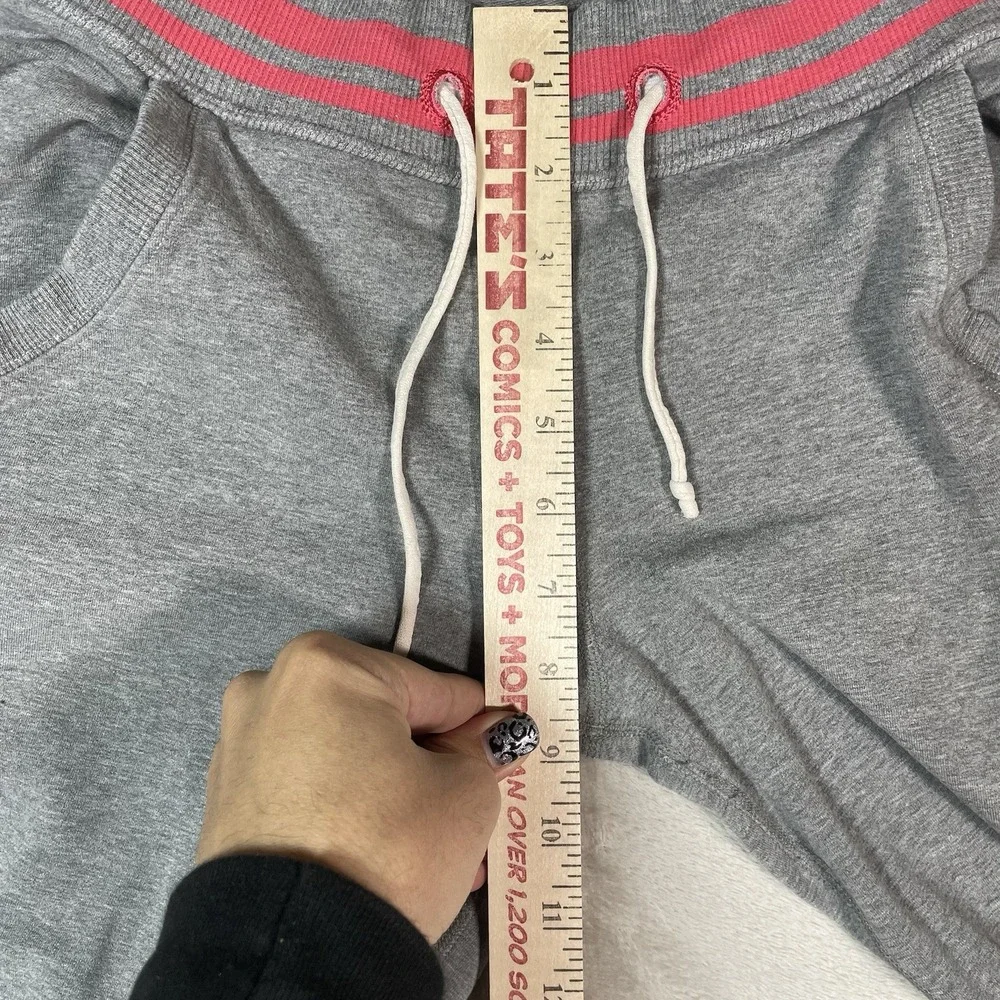 Lululemon‎ Jogger Sweatpants Womens 8 Grey Pink Drawstring Stretch Yoga Luxury